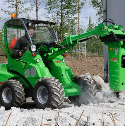 Фото №0 Аренда гидромолота на базе Bobcat