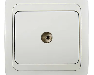 фото Розетка TV CLASSICO 2027 бел. ASD / IN HOME 4690612000411