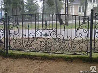 фото Художественная ковка - забор