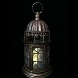 фото Светильник декоративный "Фонарь" LN3-LD10-WW-ВО 26х13см 10 LED корич. SHLights 4690601047373
