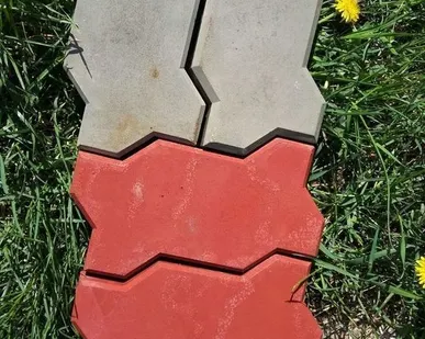 фото Брусчатка Волна 238 х 103 х 40 серая