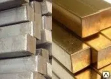 фото Квадрат бронзовый 5.5x5.5 БрАЖ9-4 по ГОСТ 1628-78, 6511-60