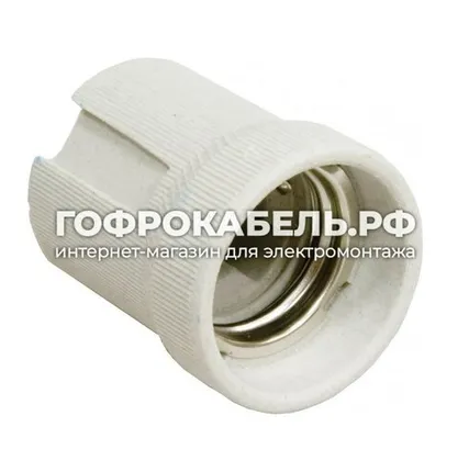 Фото №0 Патрон керамический для ламп E27