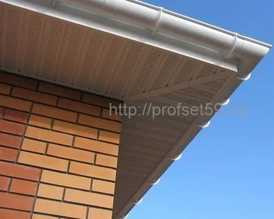фото Подшив карниза