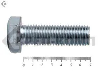 фото Болт полная резьба, цинк DIN933 24х 70 пр.8,8 (25кг/76)