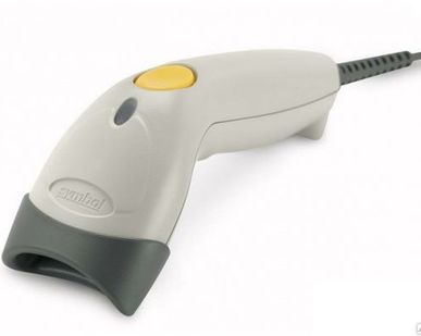 фото Сканер штрих-кода Motorola LS1203 (черный) с подставкой Motorola
