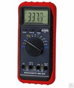 фото Мультиметр Elitech ММ 500,пост.600В/перем.600В