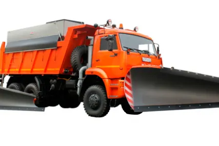 Фото №0 КДМ-7881011 на базе самосвала КамАЗ-6522 (6х6) (Пескоразбрасывающее (нерж. сталь) + Скоростной отвал + Боковой отвал)