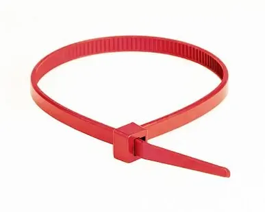 фото Хомут пластиковый 3,6х200 мм красный