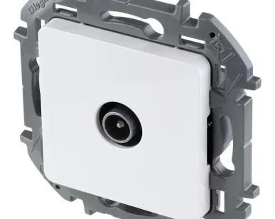 фото Механизм розетки оконечная TV Inspiria 10дБ 5-862мГц бел. Leg 673870