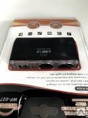 Фото №0 Разветвитель на 2 прикуривателя + USB - wf-027