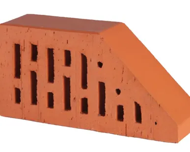 фото Кирпич облицовочный фигурный пустотелый Lode Janka F16 гладкий, 250*120*65 мм