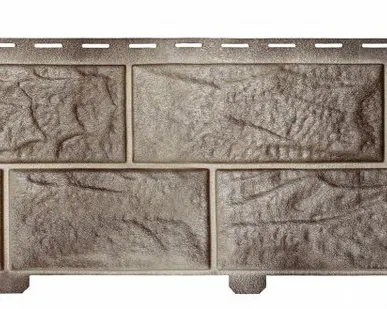 фото Формованный сайдинг Альта-Профиль Камень Вулканический цвет Циркон