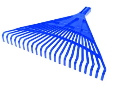 фото Грабли веерные 24 зубца без черенка, пластиковые 61704