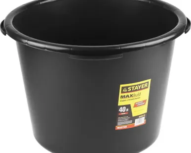 фото Кадка STAYER "MASTER" строительная пластмассовая, 40л