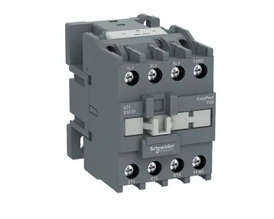 фото Контактор 3-х полюсный 38A 220B AC 1НЗ Schneider Electric, LC1E3801M5