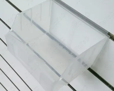 фото Короб пластиковый прозрачный с местом для ценника 140х130х97мм