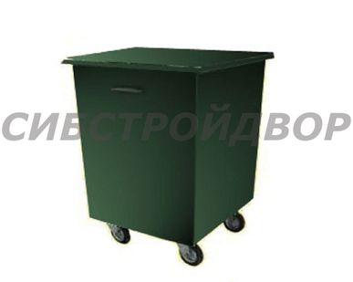 фото Контейнер с крышкой на колесиках ОДБ.09.03