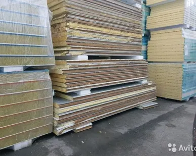 фото Сэндвич панели ппу 80 мм, 2,49 м