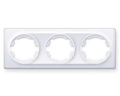 фото Рамка 3-м Florence бел. 1E52301300 OneKeyElectro 2172784