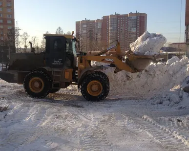 фото Работы по очистке снега