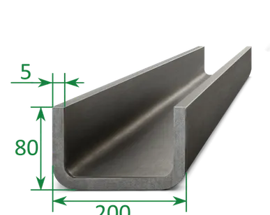 фото Швеллер гнутый 200х80х5