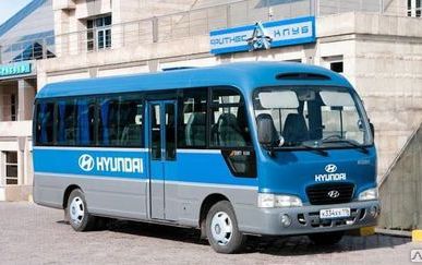 фото Аренда автобуса Hyundai County (21+6 мест) по городу в выходные
