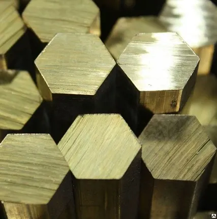 Фото №0 Латунь шестигранник 50 мм ЛЖМц ГОСТ 2060-06