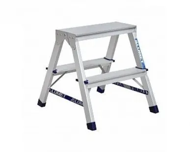 фото Алюминиевая стремянка двухсторонняя Алюмет АD 7202