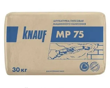 фото Кнауф МП-75 штукатурка машинная гипсовая (30кг)