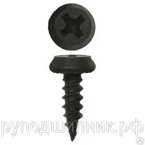 Фото №0 Саморез с полуцилиндрической головкой для крепления листового металла к