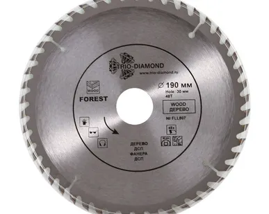 фото Диск пильный по дереву 48T 190мм