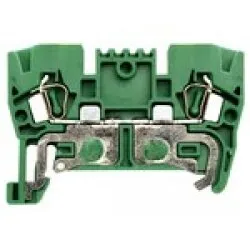 фото Klemsan Клеммник пружинный 2,5 мм.кв., (земля); YBK2,5T