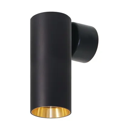 Фото №0 Светильник настенно-потолочный Feron ML1015 GU10, черный, золотой