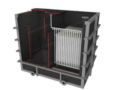 фото Вторичный отстойник и мембранный биореактор ОСМ-MBR-100
