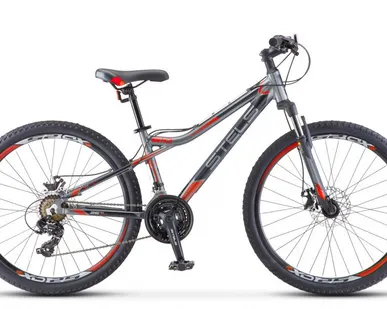 фото Горный (MTB) велосипед STELS Navigator 610 MD 26 V040 антрацитовый/красный 16" рама