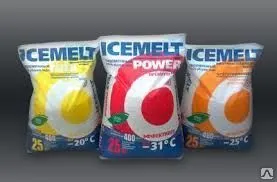 фото Противогололедный реагент АЙСМЕЛТ (ICEMELT) -25C ф. 25 кг