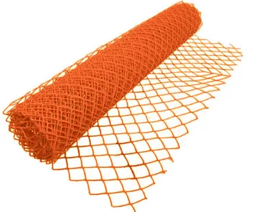 фото ПВХ сетка рабица, рулон 2,0х10 м, яч 55х55 мм, д 2,0 оранжевый
