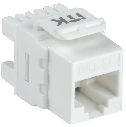 Фото №0 Модуль Keystone Jack кат. 5е UTP 110 IDC 180град. ITK CS1-1C5EU-12
