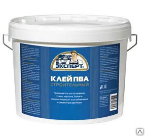 фото Клей ПВА строительный ЭКСПЕРТ (10 кг)