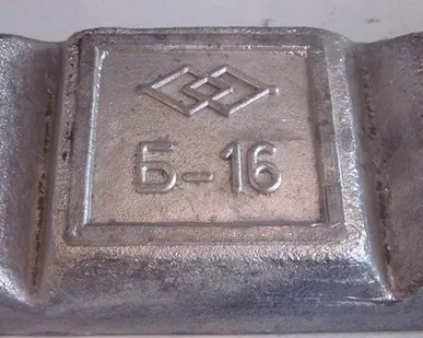 фото Баббит Б16 (в чушках)