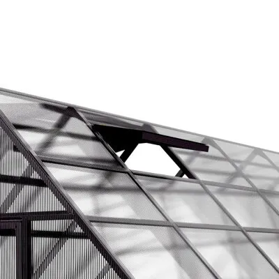 Фото №0 Кровельное окно для теплицы ЧЕЛСИ, цвет Чёрный (RAL 9005)