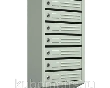 фото Почтовый ящик для подъезда 7 секций с замками