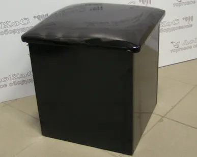 фото Пуфик 350*350*400мм черный