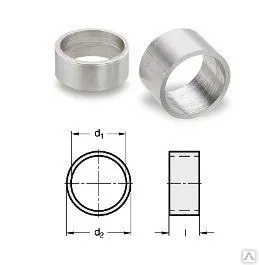 фото Втулка 10х12х 8, нерж.сталь