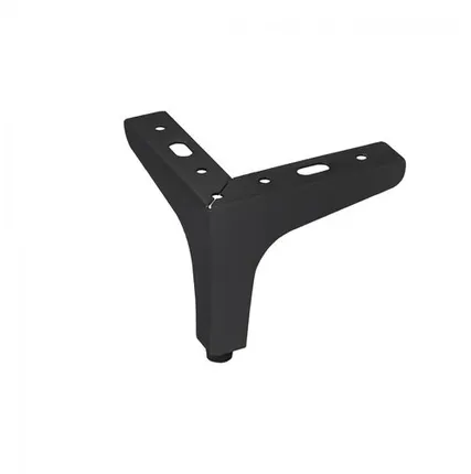 Фото №0 Опора меб. мет. h100 угловая черный GRIDLI