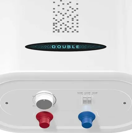 Фото №4 Водонагреватель плоский нержавеющий 50л Double Thermex 50, 2,5кВт, нагрев 50 мин