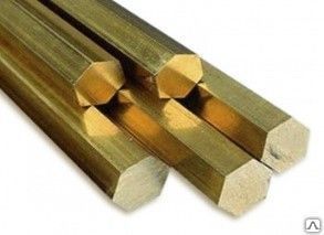 фото Шестигранник латунный 3-80 мм