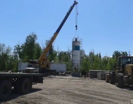 Фото №0 Монтаж зданий нашей спецтехникой