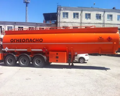 фото Полуприцеп - бензовоз Oztas Trailer объем 30м3, 4 секции.
в